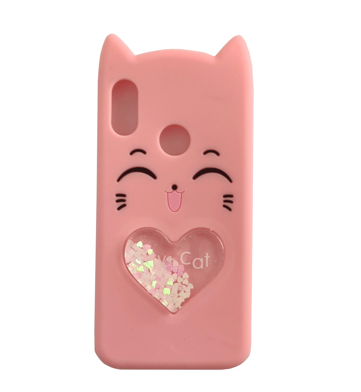 Protectores para celular  para Xiaomi  Redmi Note 6 Pro Funda de silicona dise�o Gatito rosa